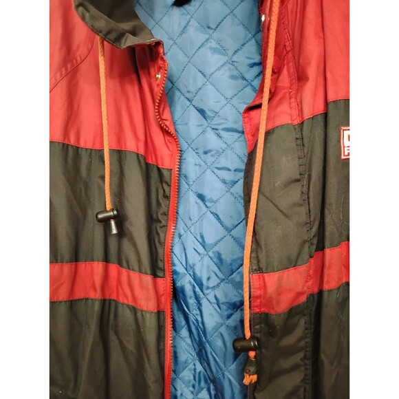 Vintage Chaps Ralph Lauren 90's Mens Jacket With Hideaway Hood XL - Picture 4 of 9